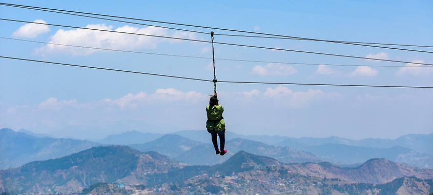 Zip Line at adventure resort
